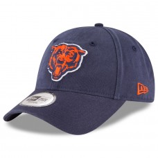 Men's Chicago Bears New Era Navy NE Core Fit 49FORTY Fitted Hat 2593999